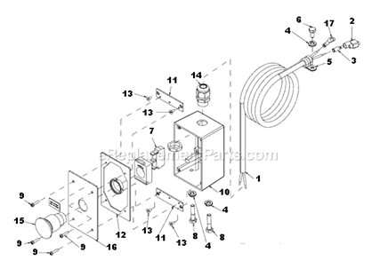 Part Location Diagram of 162538 MK Diamond Termainl, 14-16 Ga X 1/4 Ring